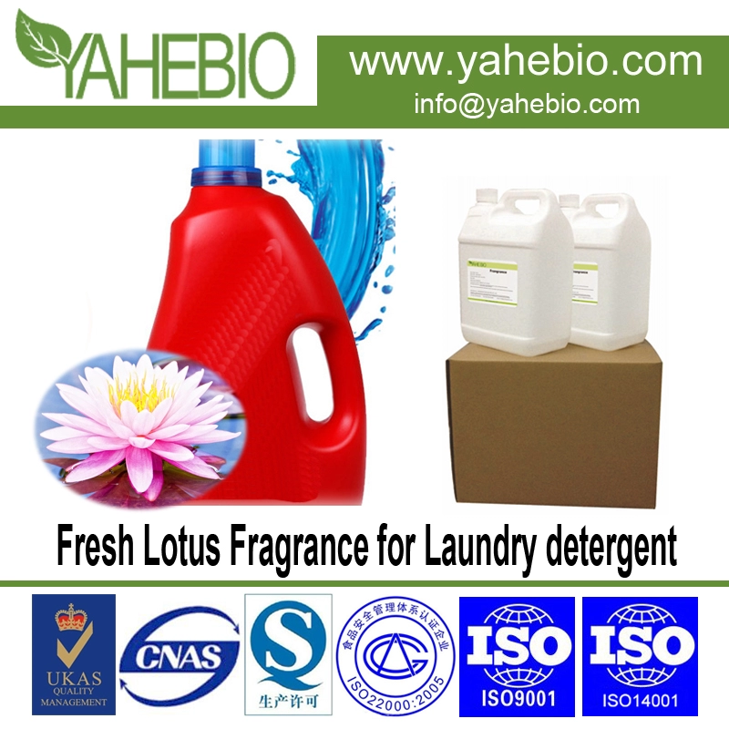 Fresh Lotus fragrance for laundry detergent