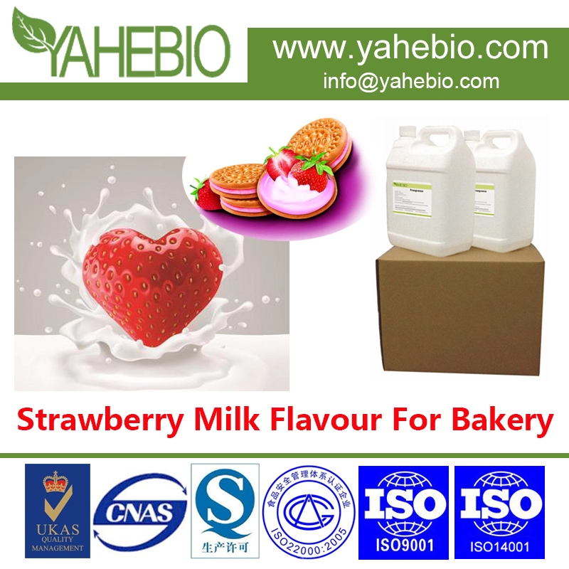 2017 Hot selling flavour, Factory price strawberry milk flavour for bakery