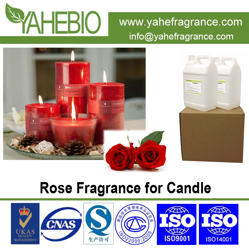 Rose fragrance for candle