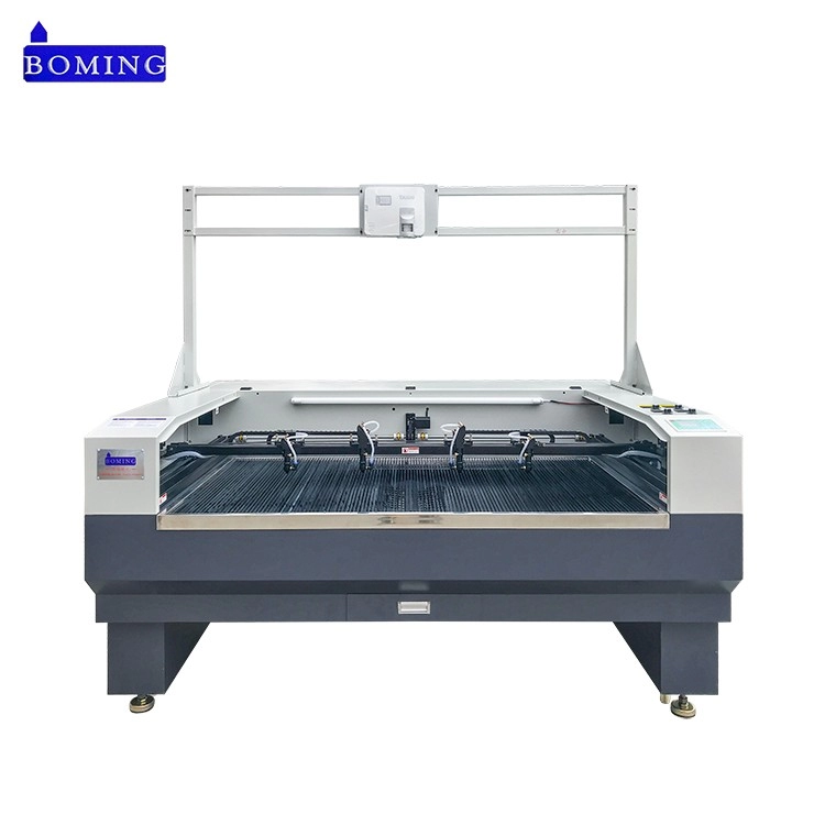 4 head co2 laser cutter machine with projector