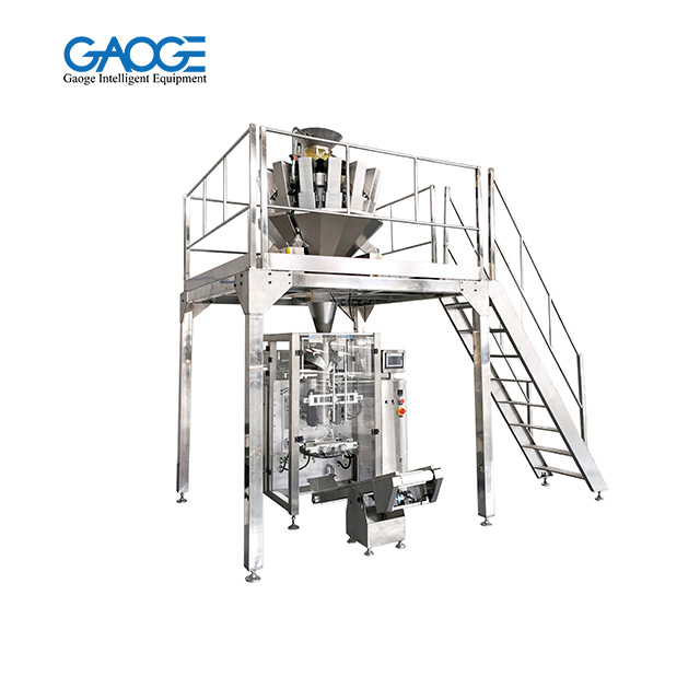 Vertical Form Fill & Seal Machine With Multihead Scales for Granules