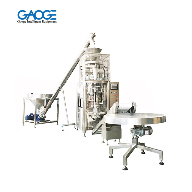 Vertical Form Fill & Seal Machine With Volumetric Cup Measuring Filler