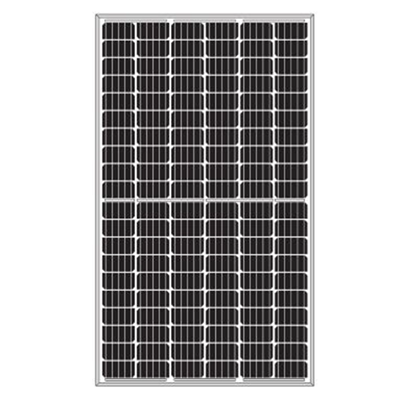 370W Half cut cells Monocrystalline Perc Silicon Solar Panel