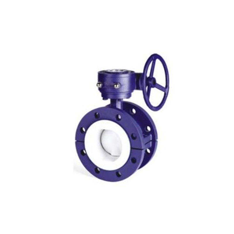 PTFE type Ductile Iron cast iron stainless steel wafer butterfly valve