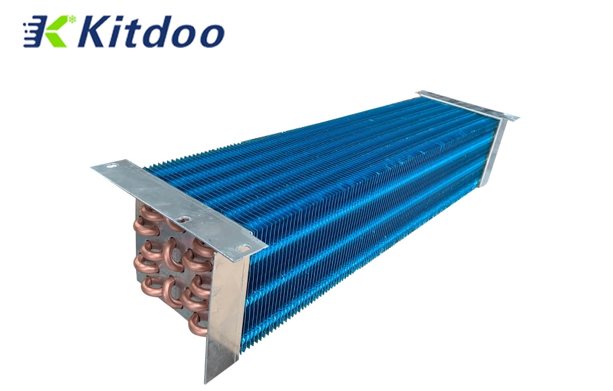 Customized hydrophilic fin copper tube air cooled evaporators