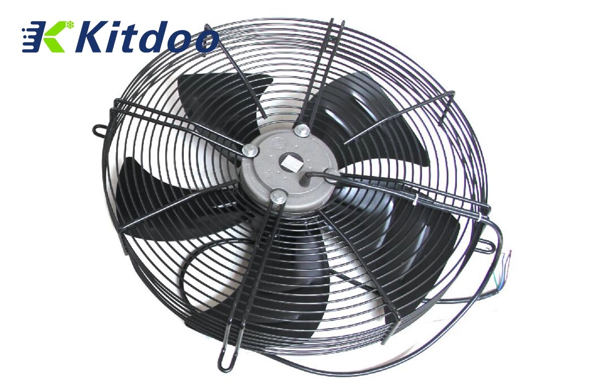 External rotor fan for condenser and air-cooled evaporator