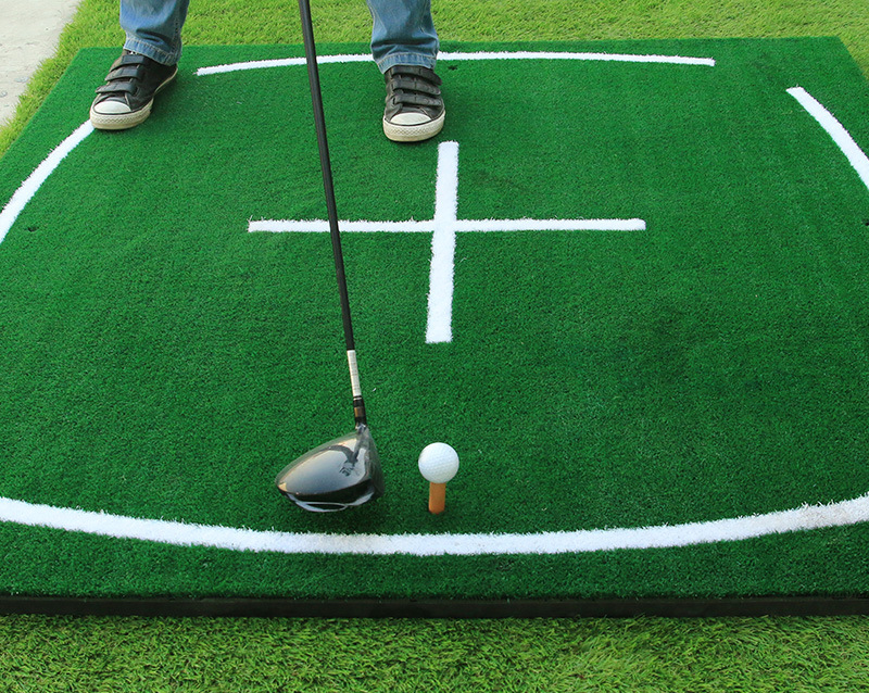 Anti-slip single-layer golf practice mat