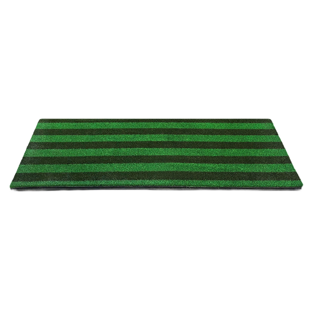 Thick nylon straight grass mat with guiding lines
