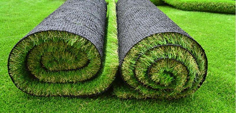40mm Artificial grass turf Four color U type grass