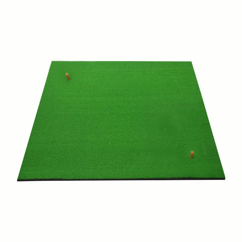 Artificial turf tee putting mat for golf driving range