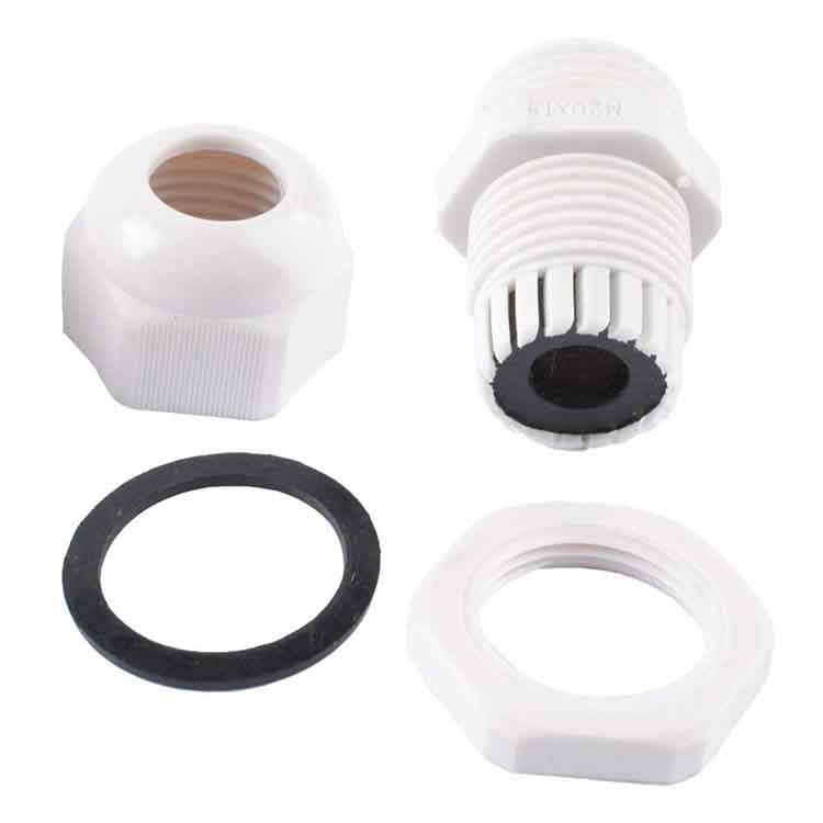 Waterproof Cable Entry Housing Mount ABS Solar Double Cable Entry Gland for All Cable Types 2mm to 6mm