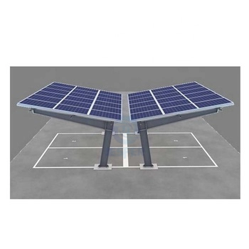 Carbon steel solar carport solar panels parking shade solar car ports with charging