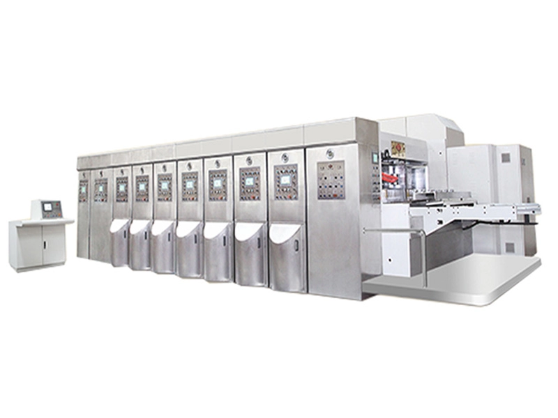 Automatic High Speed 4 Color Corrugated Carton Flexo Printing Machine