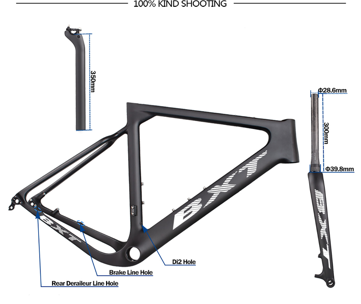 gravel bicycle carbon frame disc