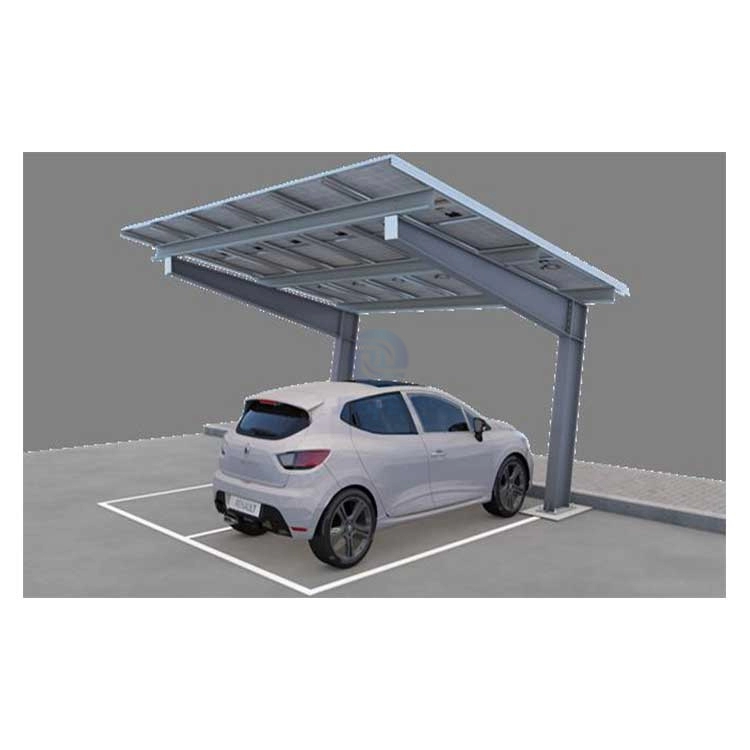 Carbon steel solar carport solar panels parking shade solar car ports with charging