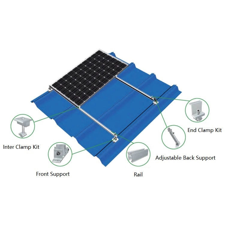 Adjustable Support Kits Solar PV Roof Mounting System