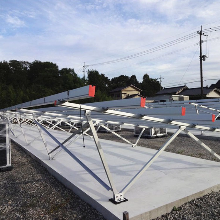 Ground Mount Solar Racking Aluminum Support Structure