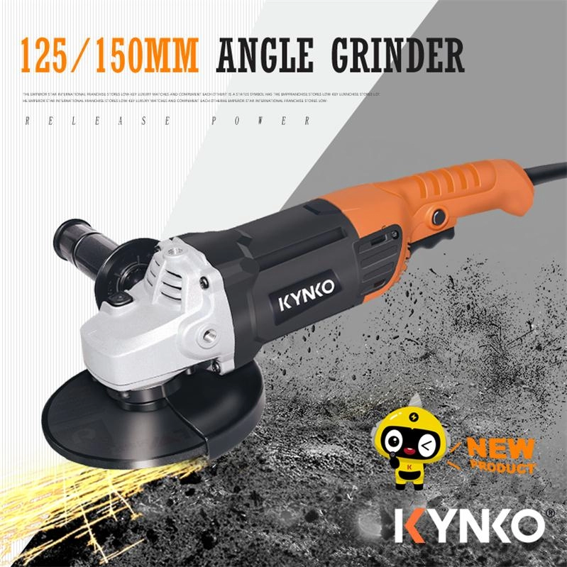 125/150mm 1600W strong power professional angle grinder