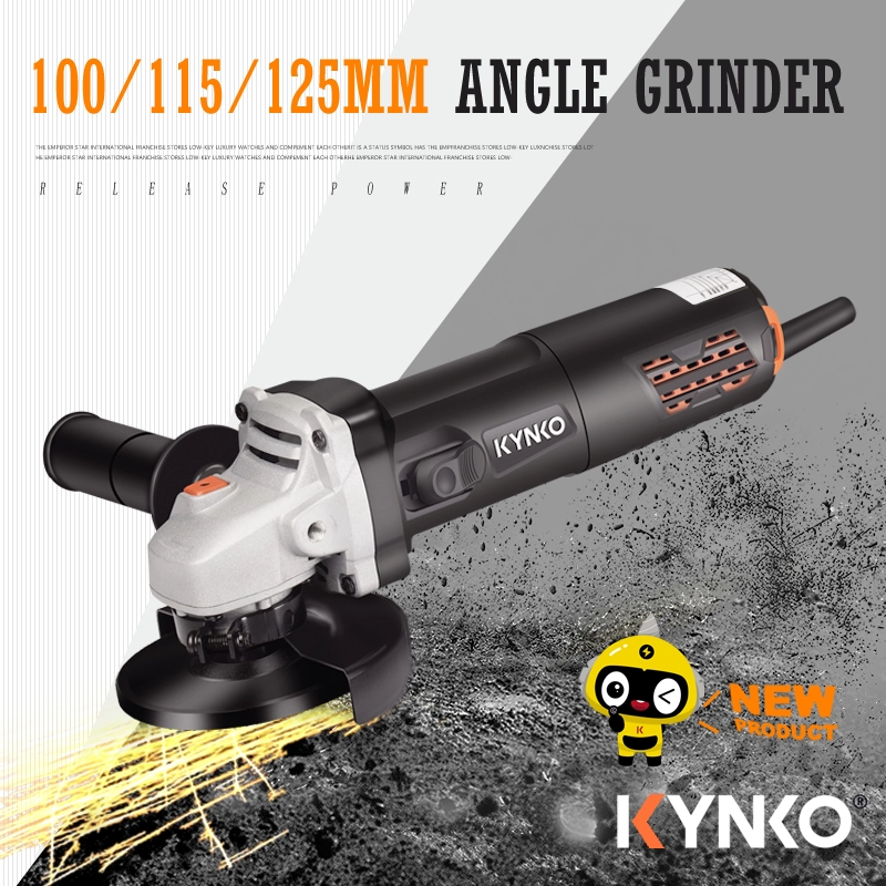 115/125mm variable speed industrial angle grinder