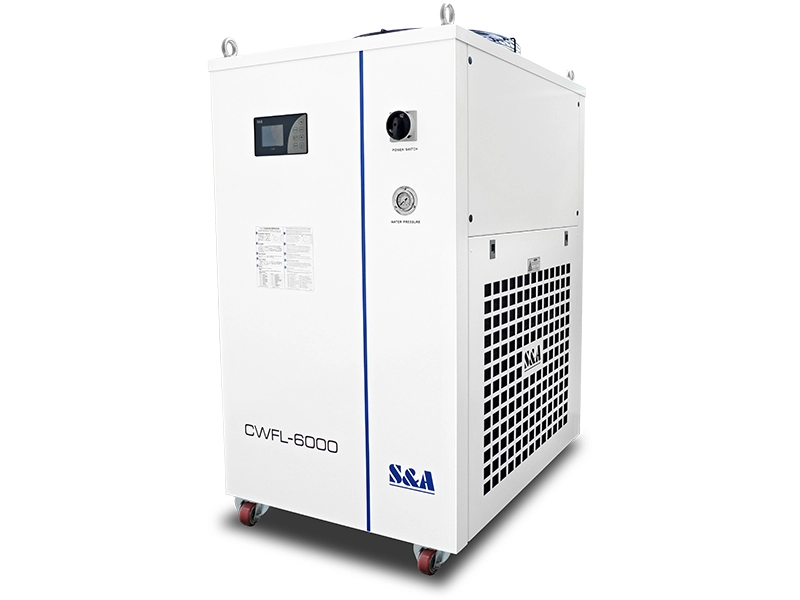 Dual temperature cooled water chillers CWFL-6000 for 6000W fiber laser