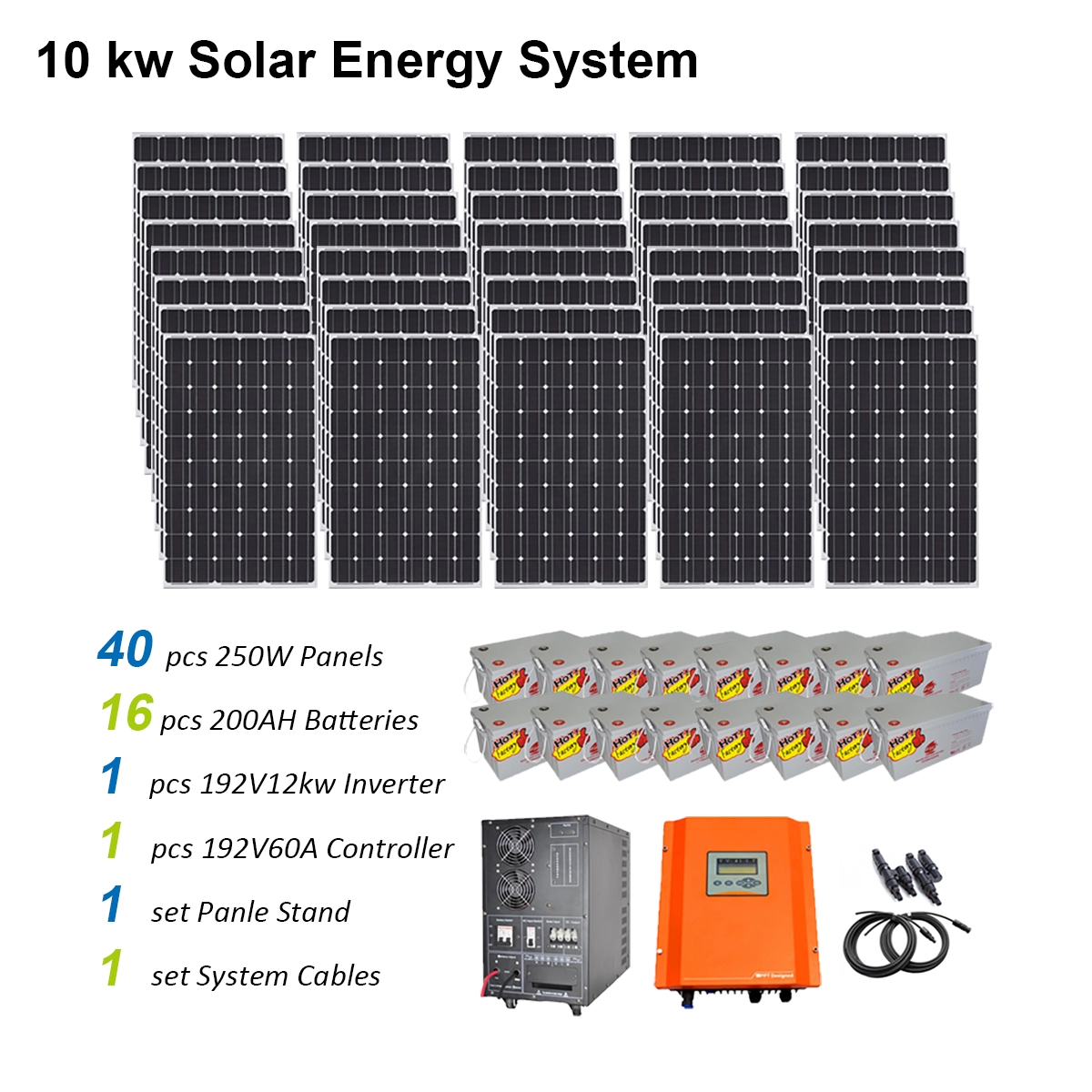 Floor-standing 10kw Off Grid Pure Sine Wave Solar Power System Inverter