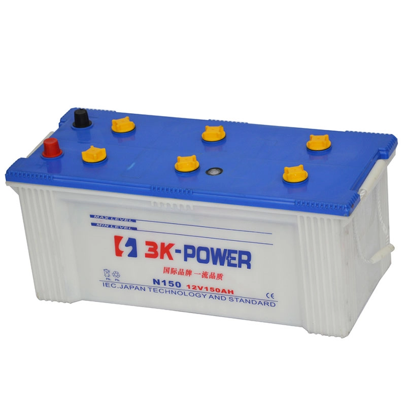 China Manufacture 12V150AH Dry Charged Car Battery