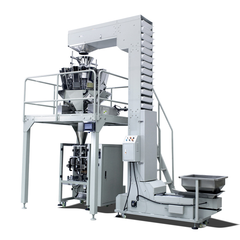 Automatic Induction Bag Length Puffed Food popcorns Potato Chip shrimp chips granule Packaging Machine