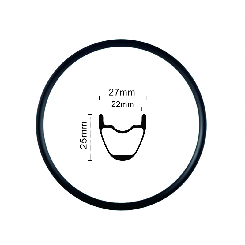 TB202 Mountain bicycle wheel rim 27.5 inch light carbon for XC AM