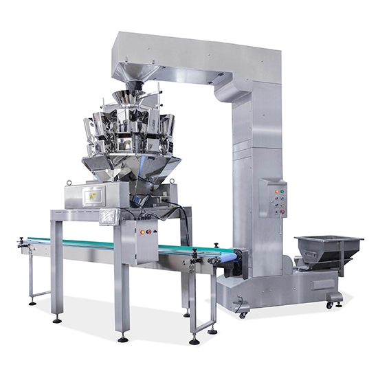 Full automatic weighing systems blister tray food chestnuts grains nuts packaging machine