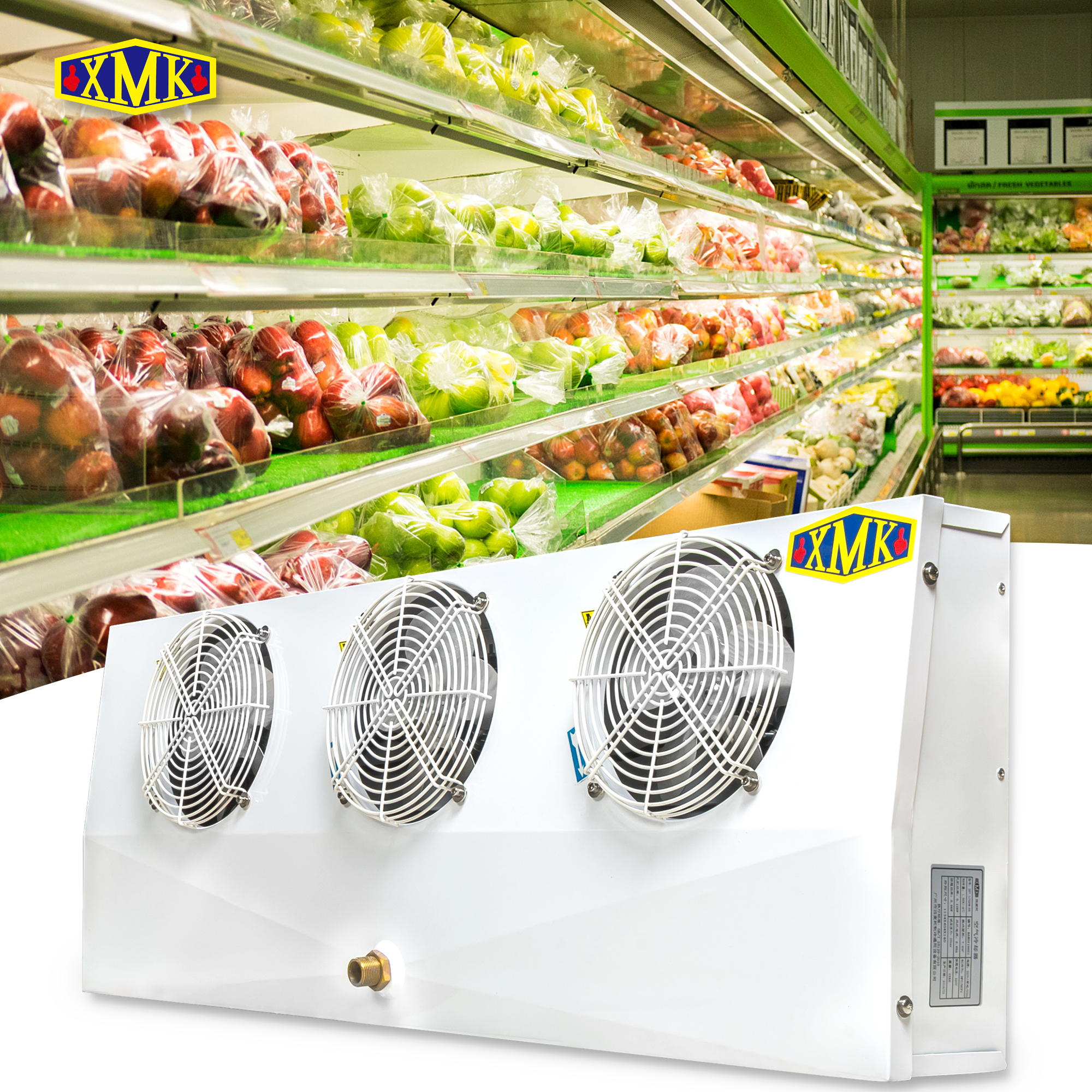 DE series supermarket cold storage refrigerator evaporators