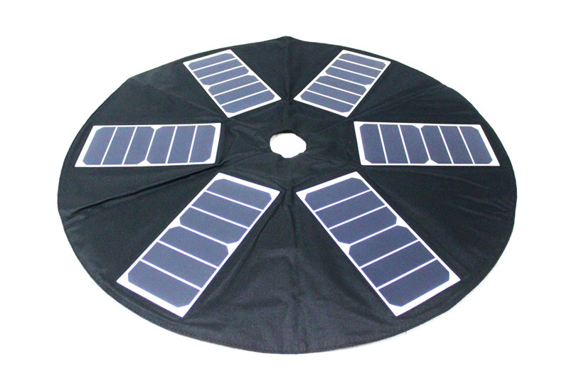 beach umbrella solar panel