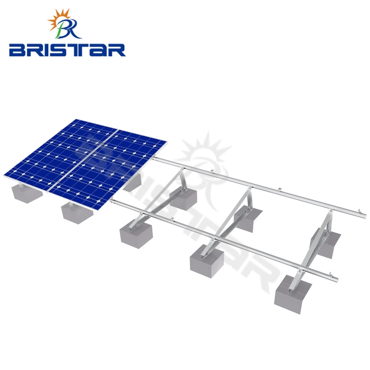Ballasted Solar Panel Flat Roof Mounting System