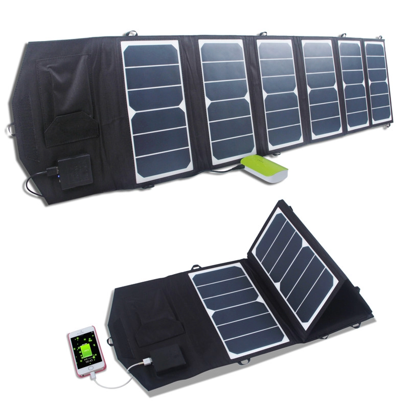 Dual USB 5V 3.9A Solar Panle Power Bank ​For Outdoor Activities