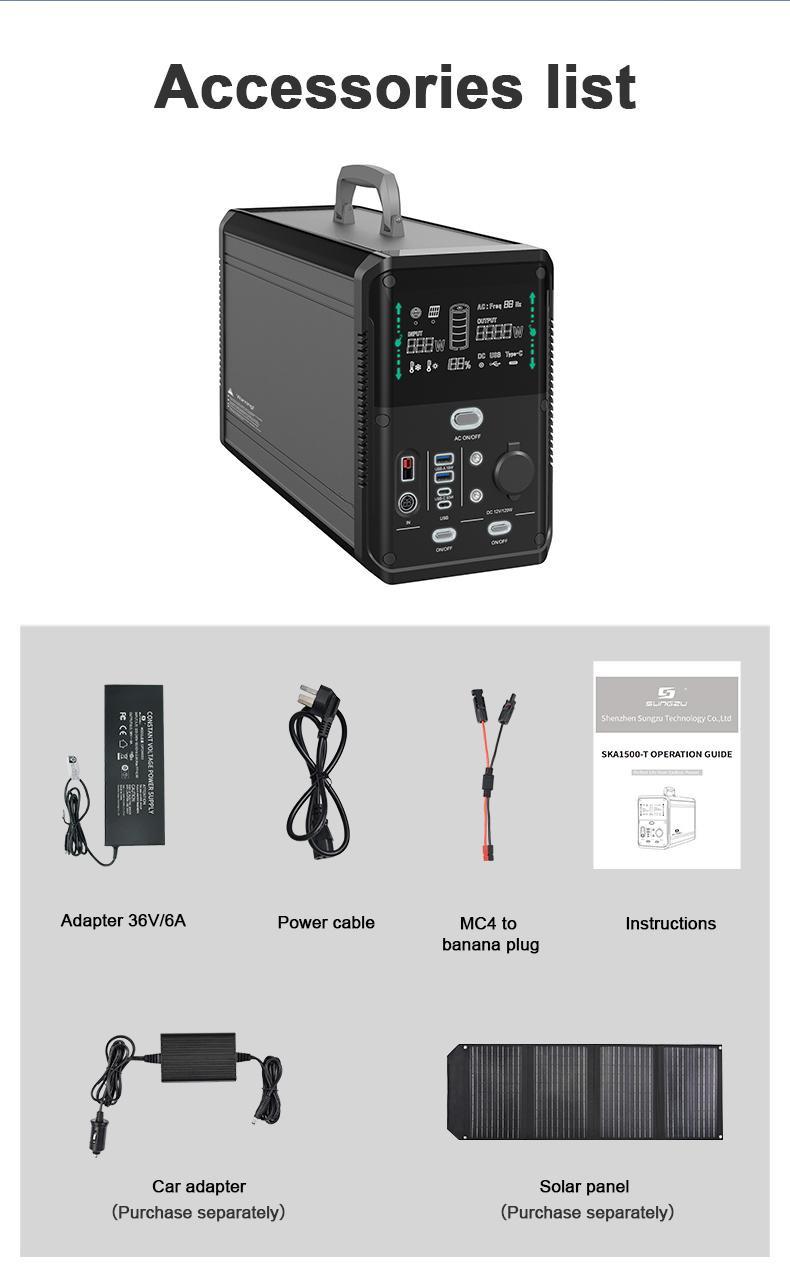 portable power station for outdoor charging