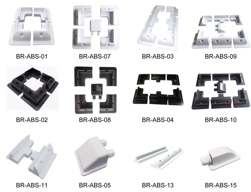Plastic ABS Solar Mounting