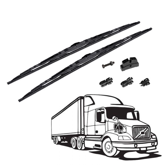 Auto Parts Multi-adapters Heavy Duty Full Metal Wiper Blade for Truck & Bus