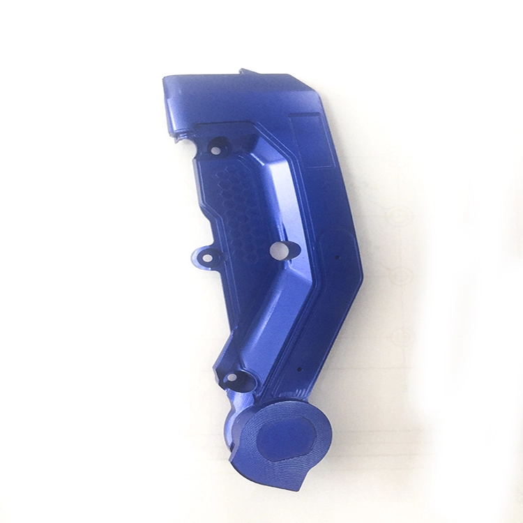 Medical Aluminium Parts With Blue Anodized Processed by High-Speed Carving Machine