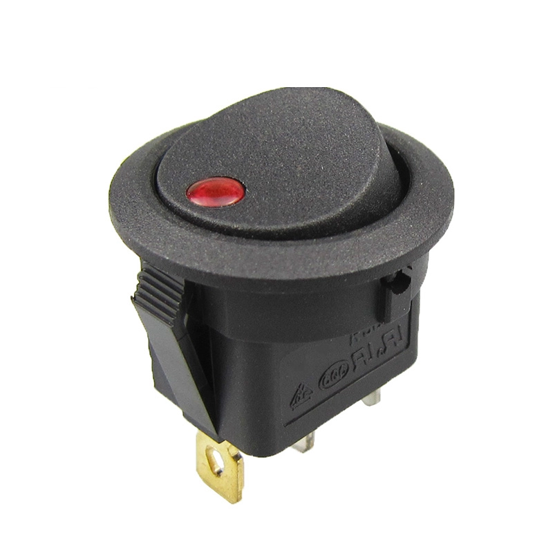 Round Rocker Switch with  Led Light