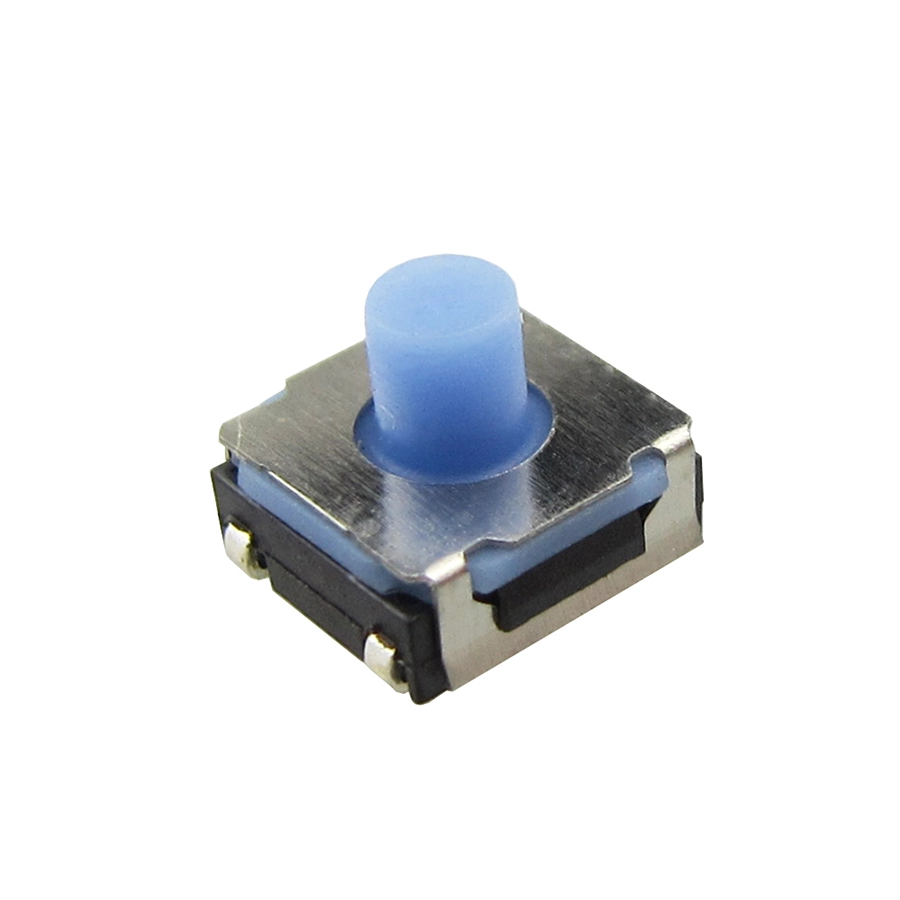 J bend  SMD tactile switch with blue knob