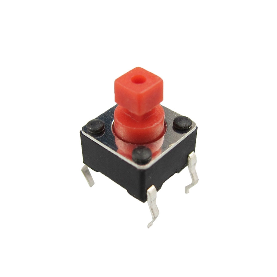 6 x 6x10mm Square actuator tactile push button switch
