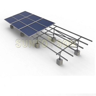 Galvanizing Steel Solar Ground Mounting Support
