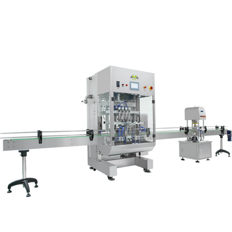 Automatic filling capping and labeling machine bottle filling machine