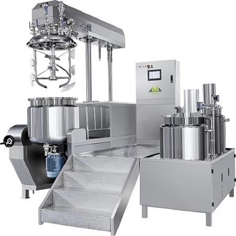 Vacuum emulsifying Mixer homogenizer machine(Hydraulic type)
