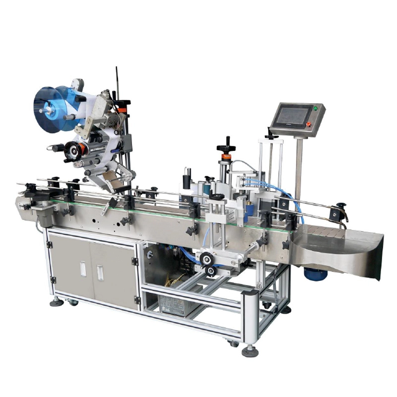 Automatic upper plane and around of bottle labeling machine