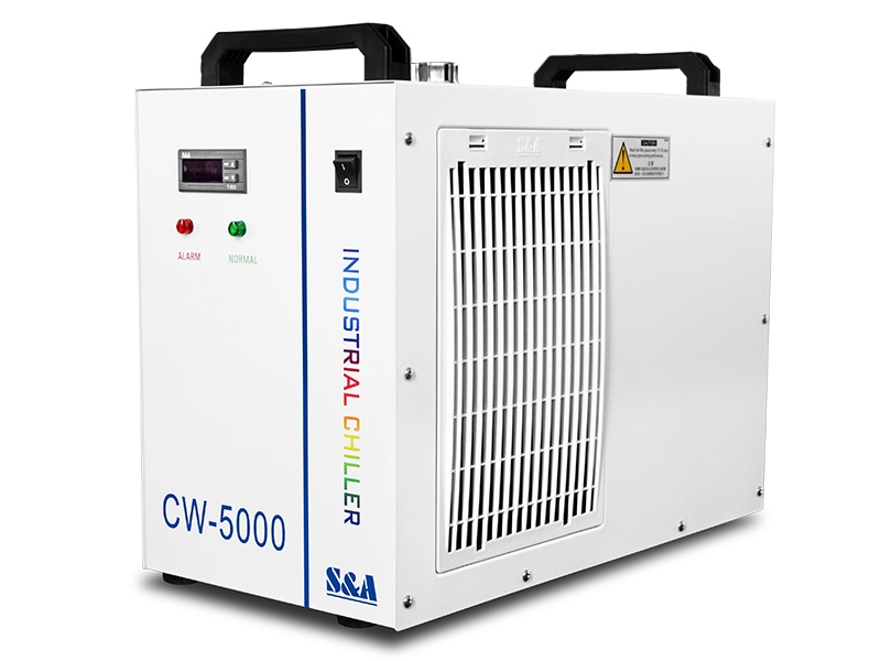 Industrial chiller for induction heater