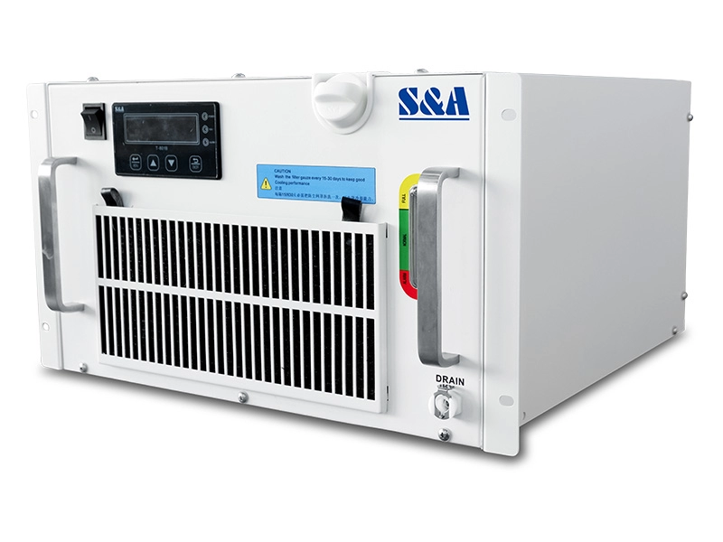 Industrial water chiller for laser marking systems