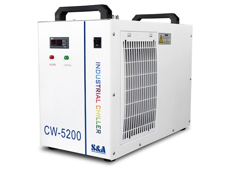 CW-5200 water cooled chiller for cooling UV LED exposure machine