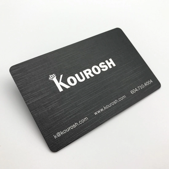 High Class PVC Membership Card With Special Texture Surface For Club
