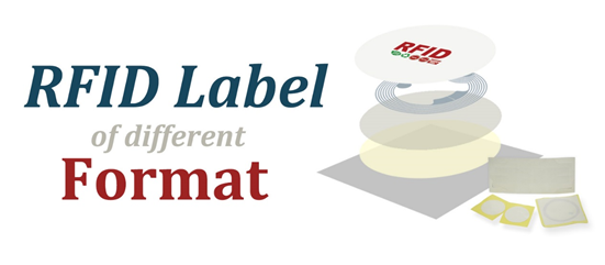 Long range ISO 15693 ICODE SLIX Library RFID label with 3M adhesive sticker