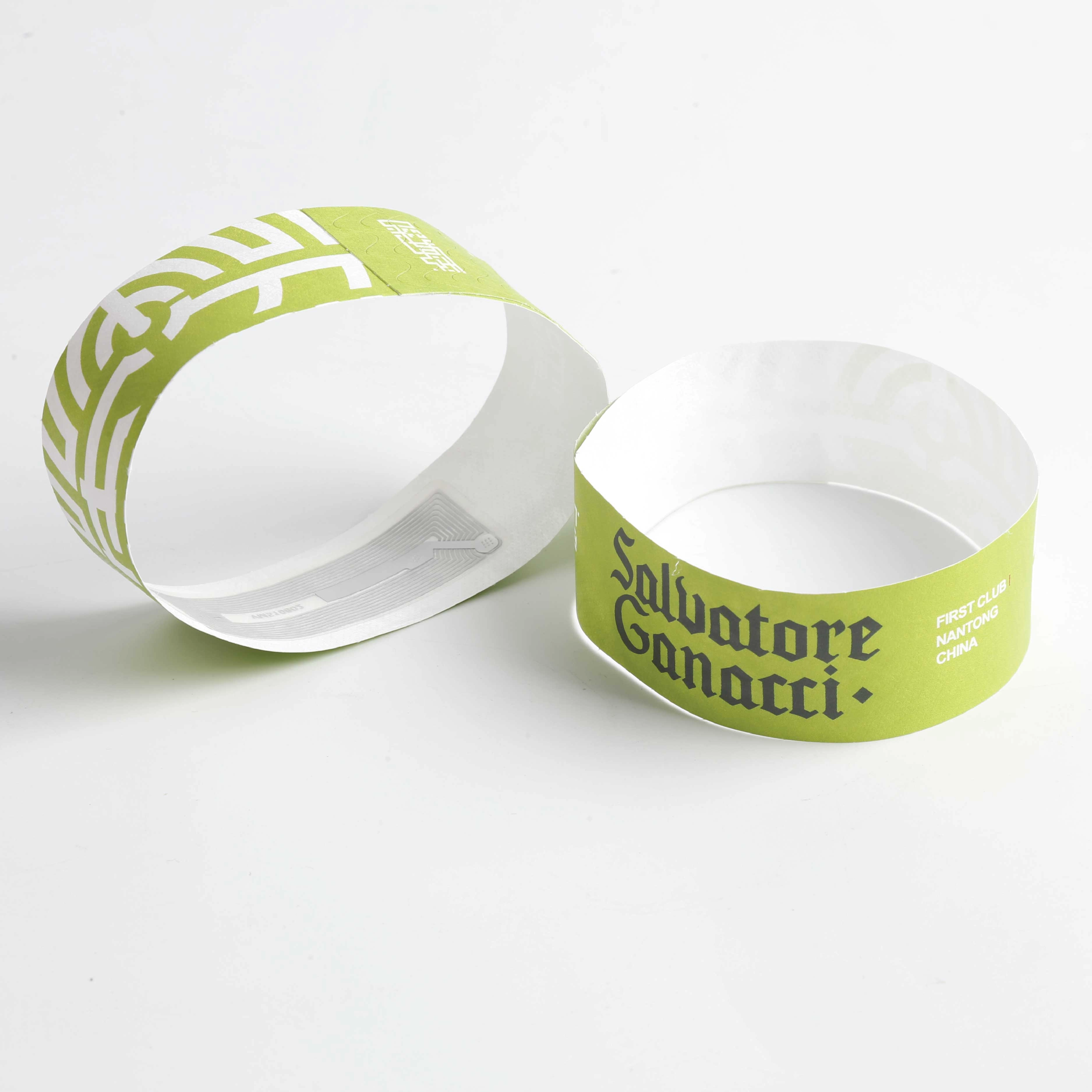 Disposable DuPont Paper Wristbands for Events